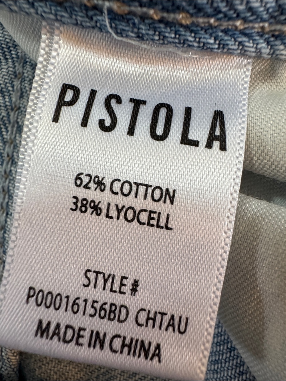PISTOLA Size 27 Wide Leg Jeans Light Wash Denim Lyocell High Rise - Picture 4 of 9